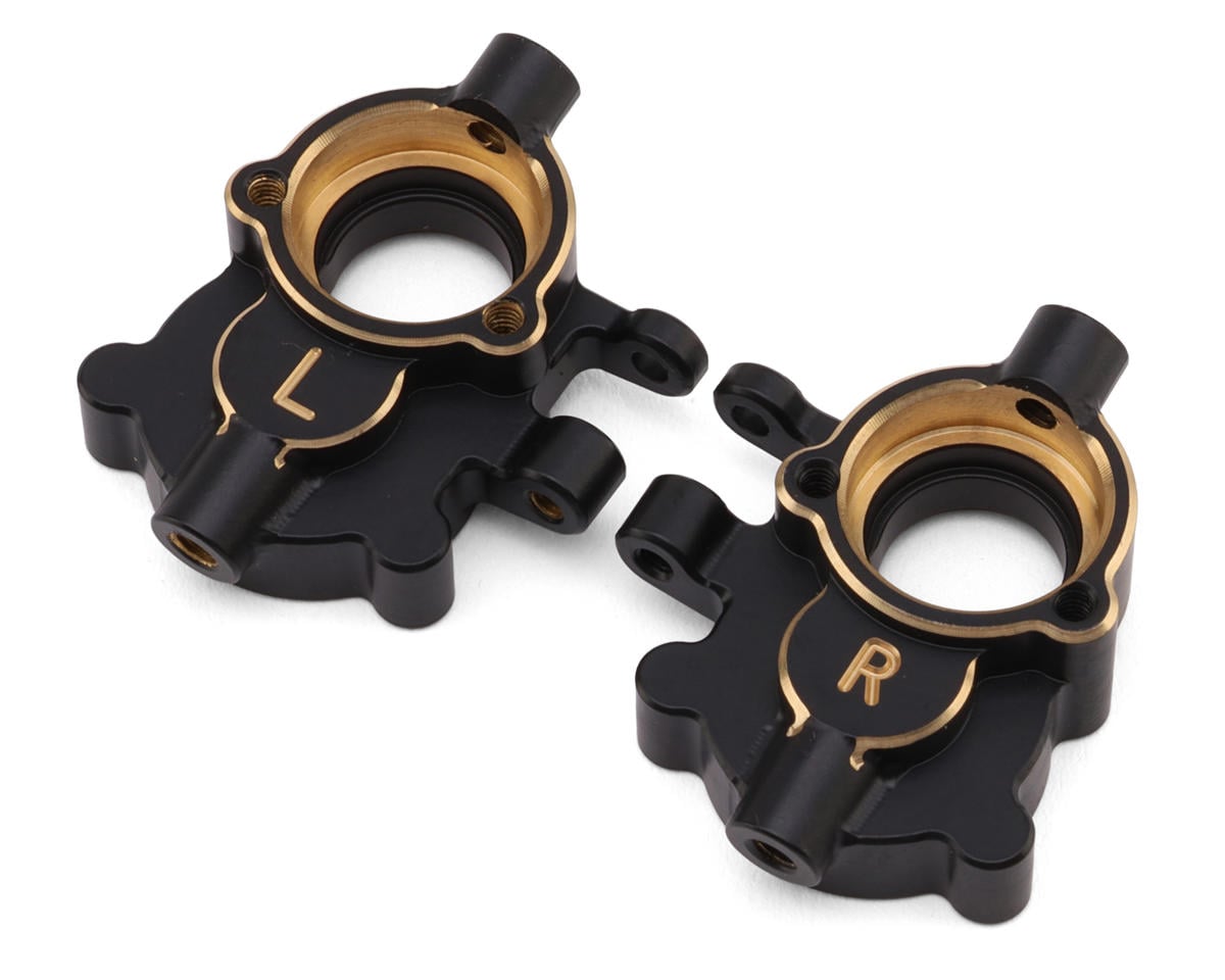 Redcat Ascent-18 Brass Inner Portal Covers (Black) (2)