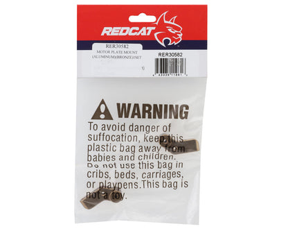 Redcat Ascent Aluminum Motor Plate Mount Blocks (Bronze) (2)