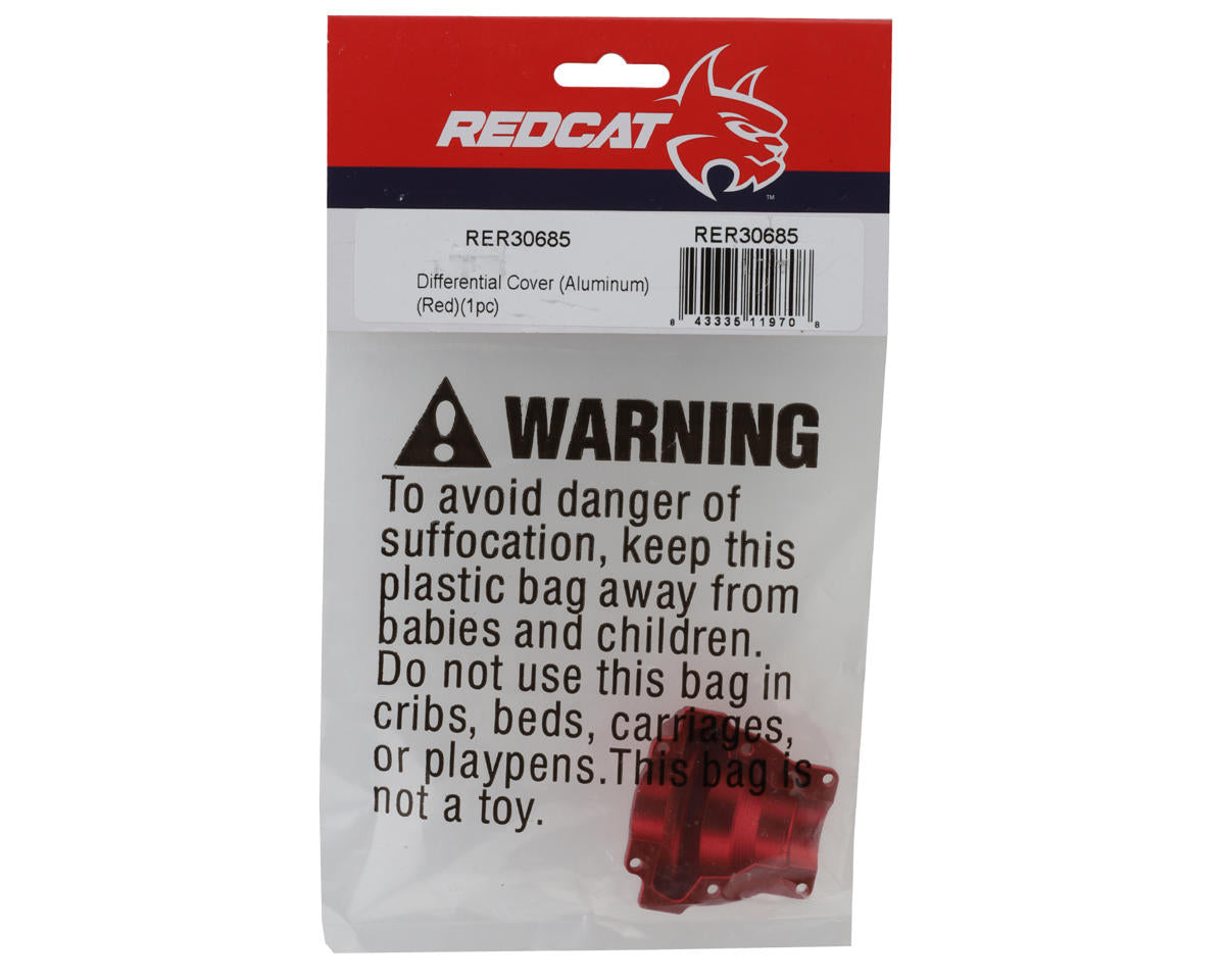 Redcat Ascent Fusion Aluminum Differential Cover (Red)