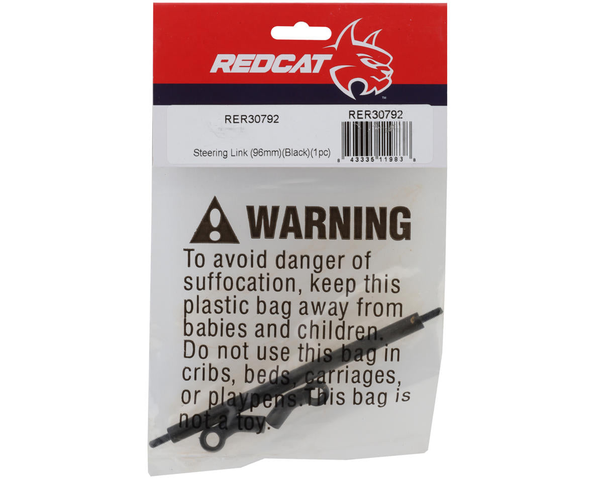 Redcat Ascent Aluminum Steering Link (Black) (96mm)