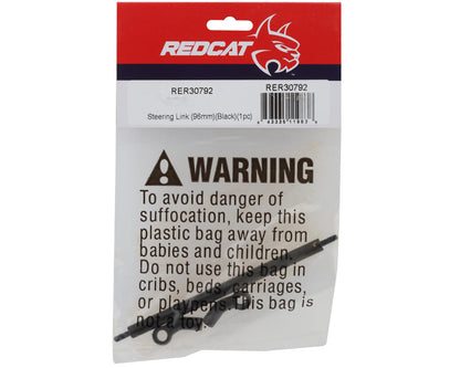 Redcat Ascent Aluminum Steering Link (Black) (96mm)