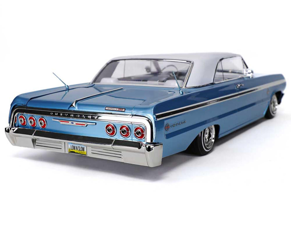 Redcat SixtyFour Chevrolet Impala 1/10 RTR Scale Hopping Lowrider (Blue/White)