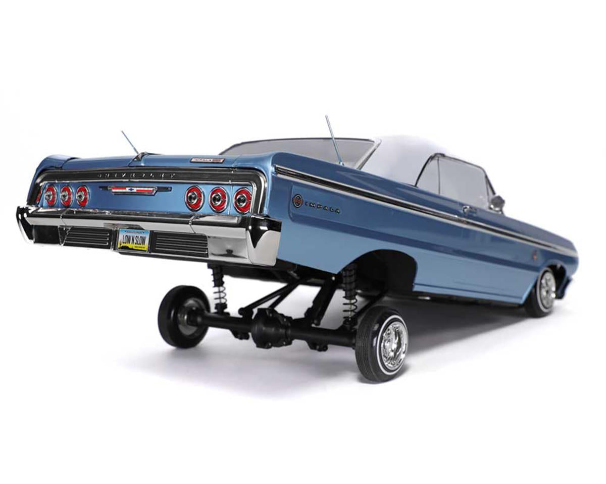 Redcat SixtyFour Chevrolet Impala 1/10 RTR Scale Hopping Lowrider (Blue/White)