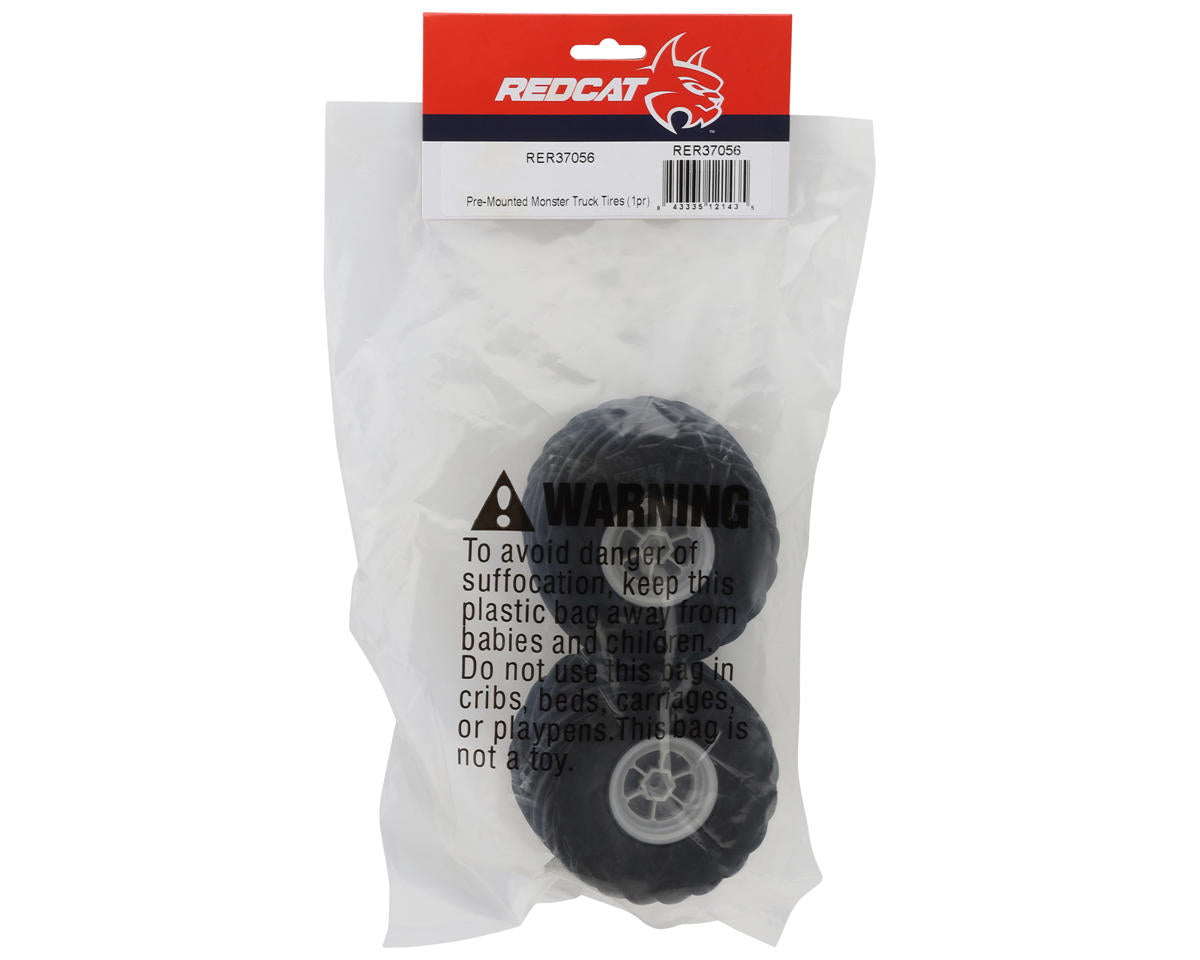 Redcat MT-18 Monster Truck Pre-Mounted Tires (2)