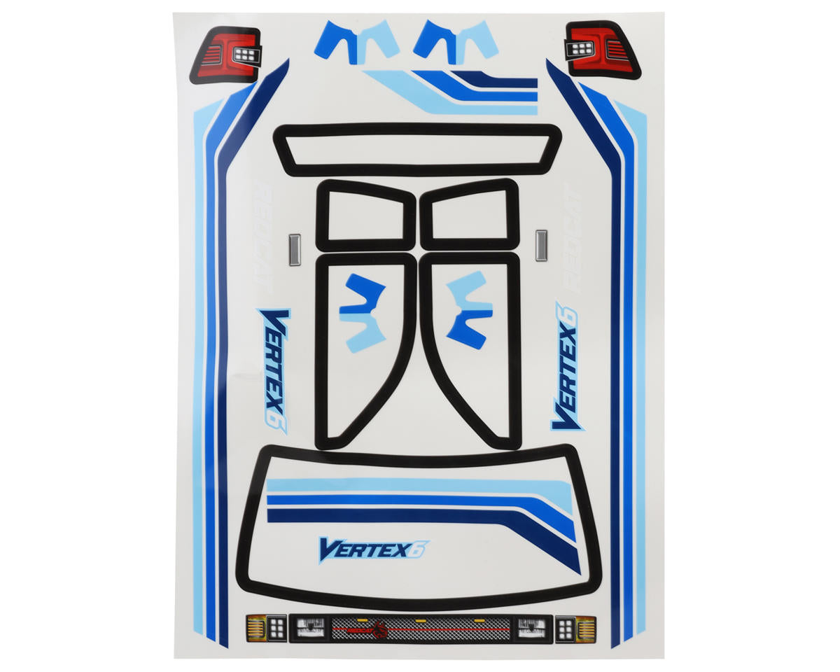 Redcat Vertex-6 1/6 Truck Body Set (Clear)