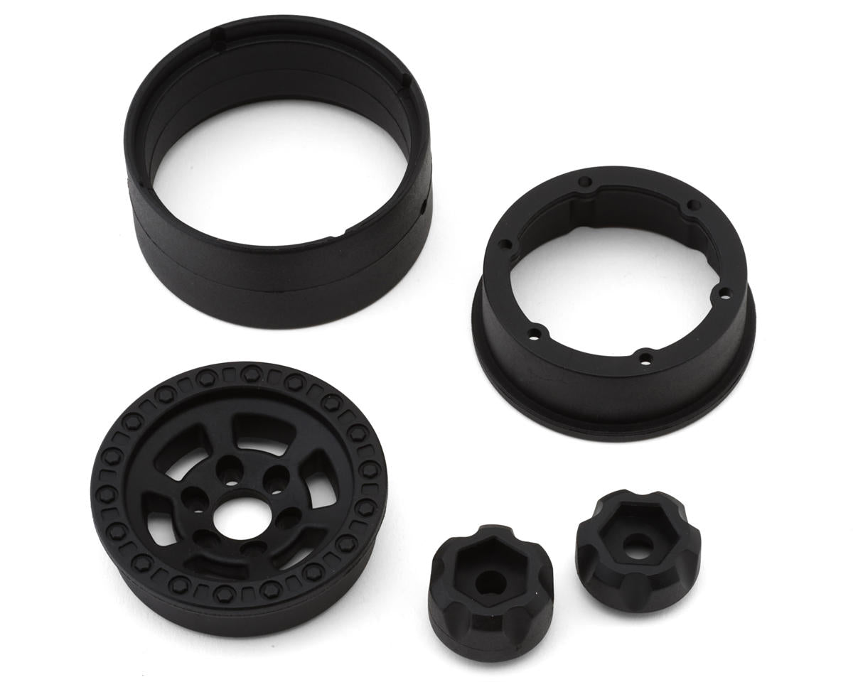 Redcat Vertex-10/Vertex-10W 1.9" 6-Slot Composite Beadlock Wheels (Black) (2)