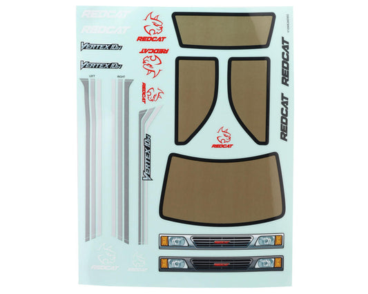 Redcat Vertex-10W Low Profile Body Set (Clear)