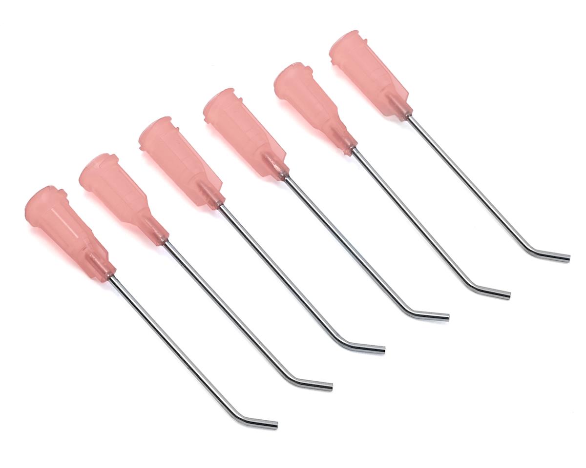 Raceform Metal Angled Tire Gluing Nozzle (Pink - for Water Thin CA) (6)