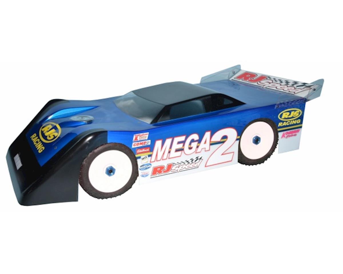 RJ Speed 1/8 Mega Wedge 2 Dirt Oval Late Model Body (Clear)
