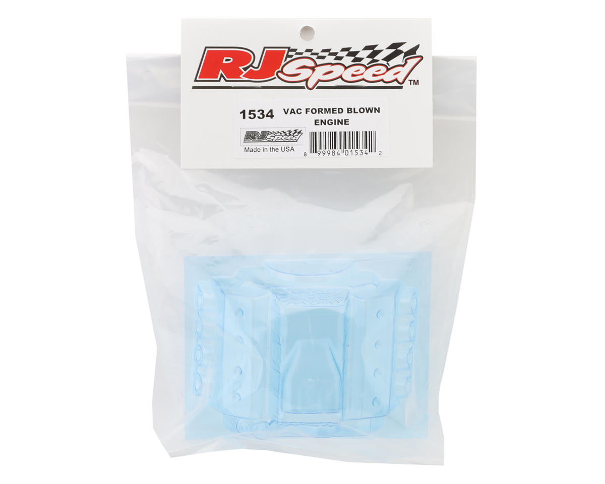RJ Speed 1/10 Vacuum Formed Super Charged Engine Body Accessory (Clear)