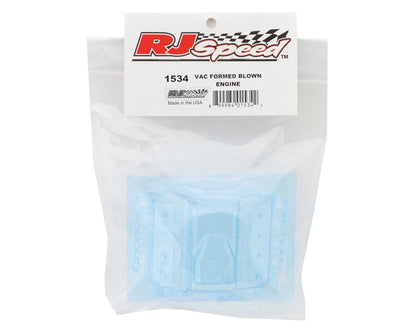 RJ Speed 1/10 Vacuum Formed Super Charged Engine Body Accessory (Clear)
