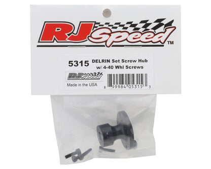 RJ Speed Machineed Delrin Set Screw Hub