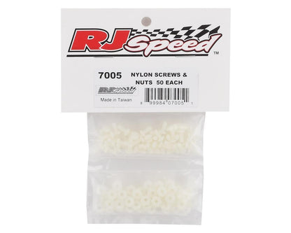 RJ Speed Nylon Spoiler Nuts & Screws (50)