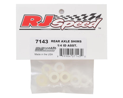RJ Speed Rear Axle Spacer/Shims Asst 1/4  I.D. (10)