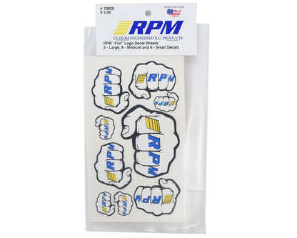 RPM Fist Logo Decal Sheets