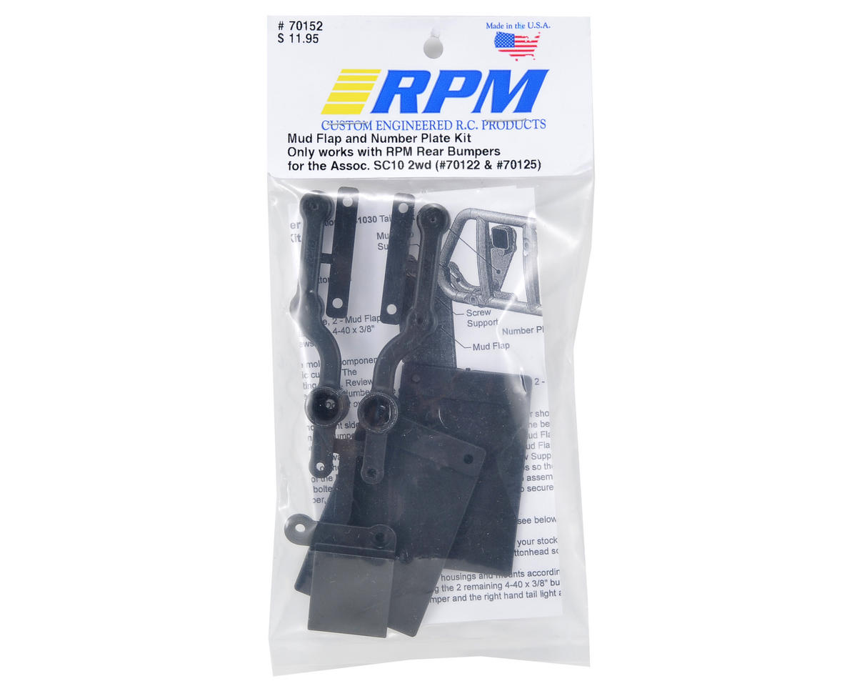 RPM SC10 Mud Flap & Number Plate Kit