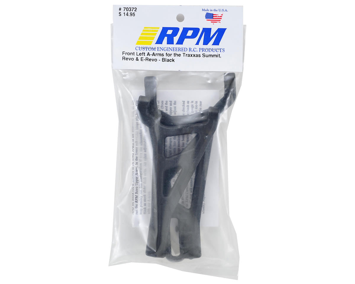 RPM Front Left A-Arms for Traxxas Revo/Summit (Black)