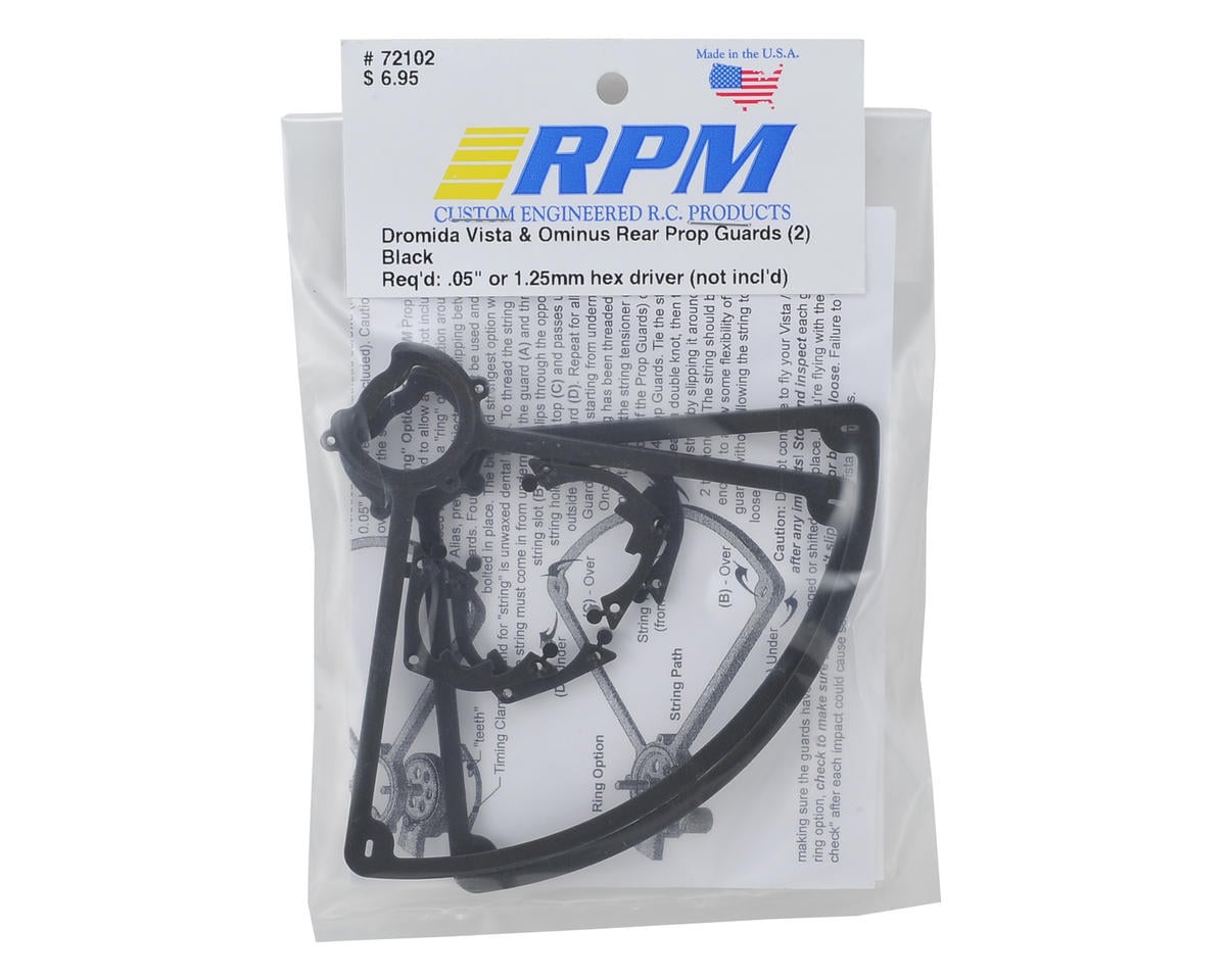 RPM Dromida Ominus Rear Prop Guards (Black) (2)