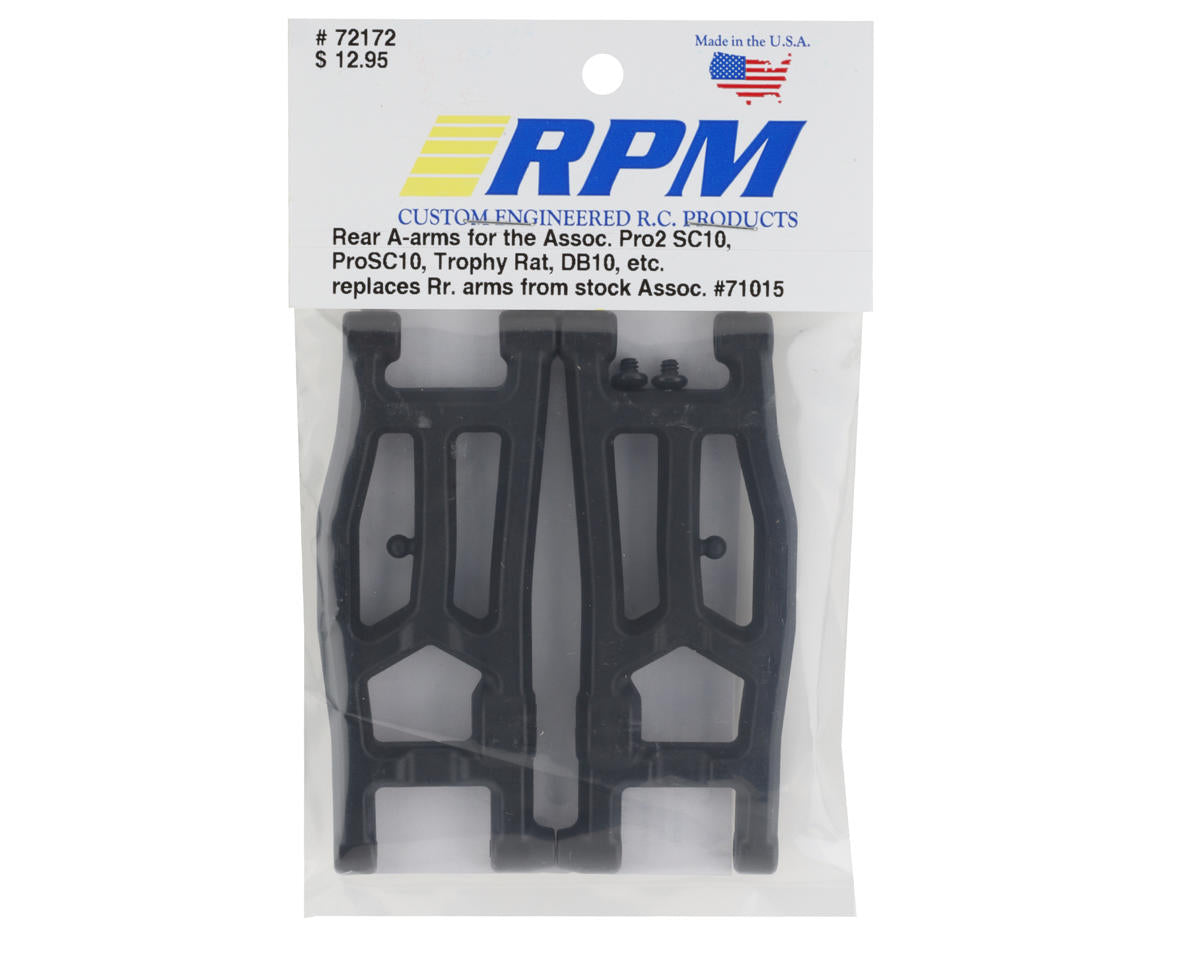 RPM SC10 Pro2/Trophy Rat Rear A-Arms (Black) (2)