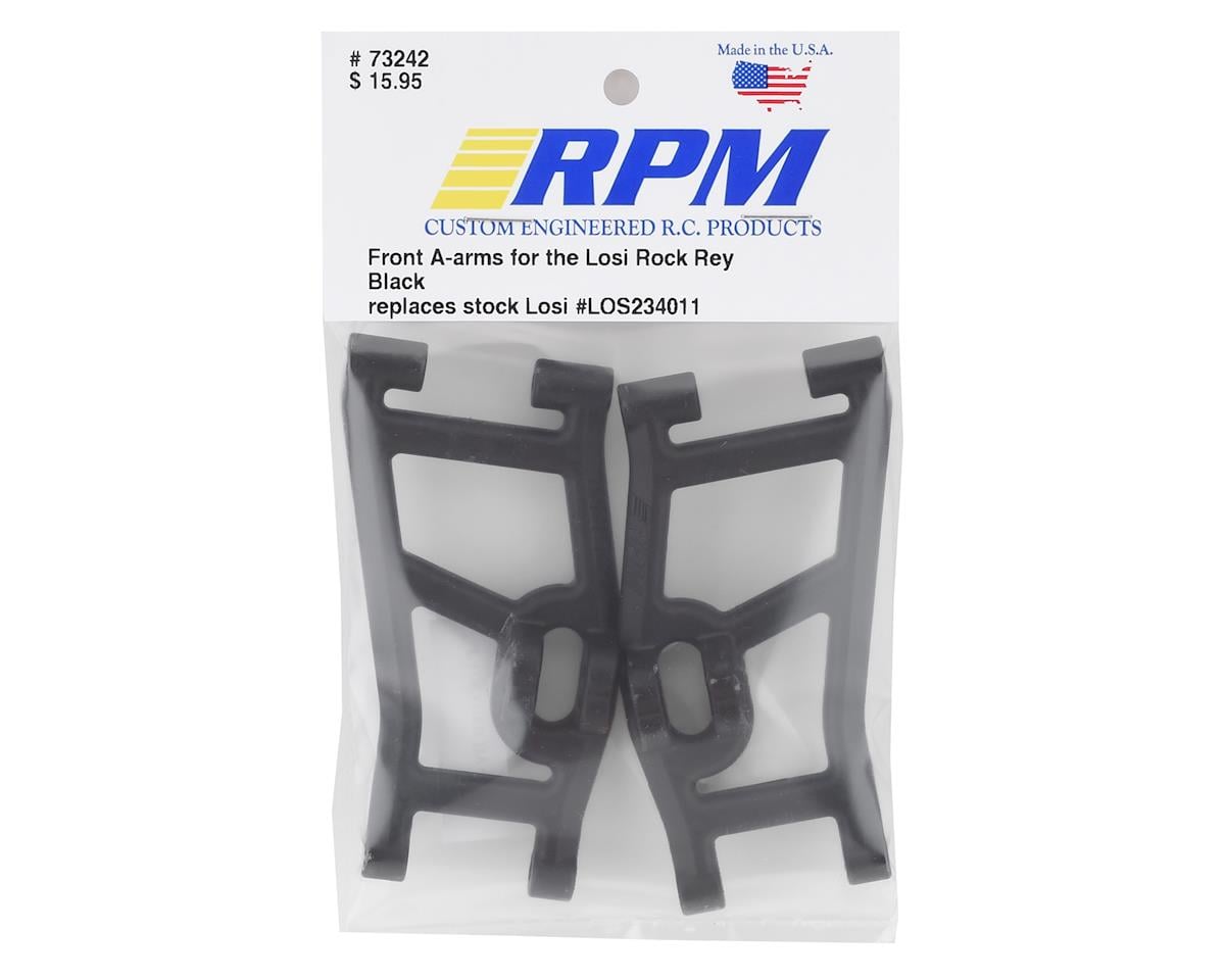 RPM Losi Rock Rey Front A-Arm Set (Black) (2)