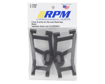 RPM Losi Rock Rey Front A-Arm Set (Black) (2)