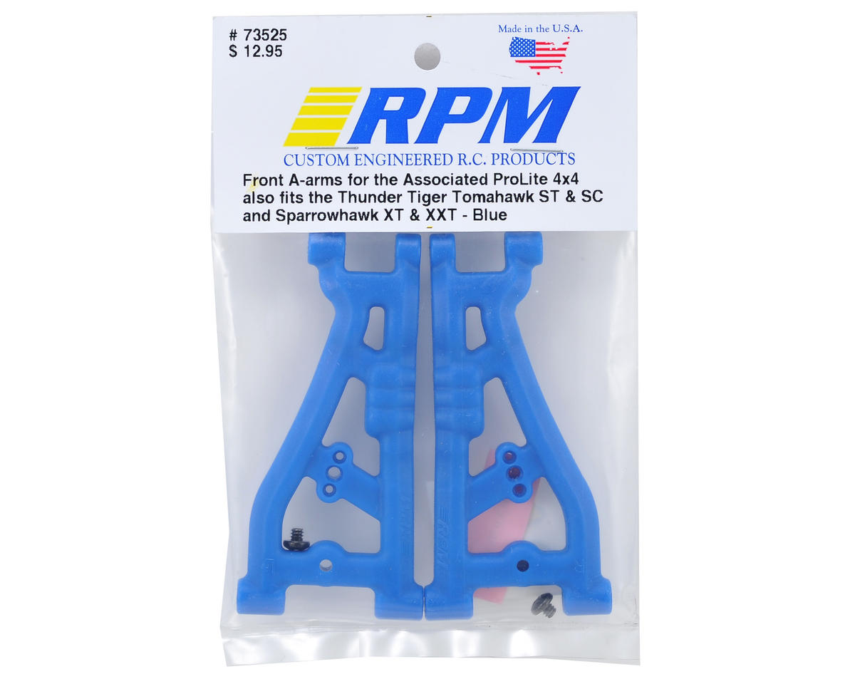 RPM Associated ProLite 4x4 Front A-Arm (Blue) (2)