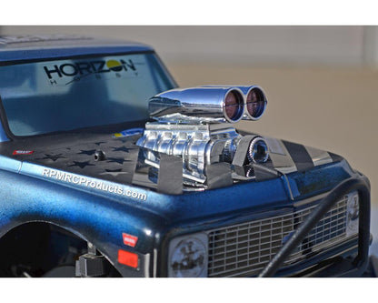 RPM "Shotgun Style" Mock Intake & Blower Set (Chrome)