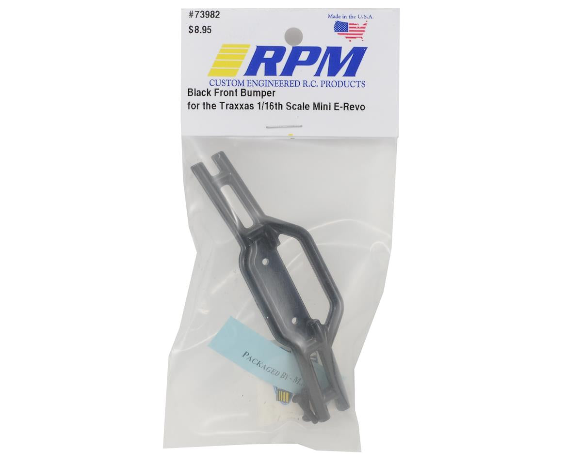 RPM Front Bumper for Traxxas 1/16 E-Revo (Black)