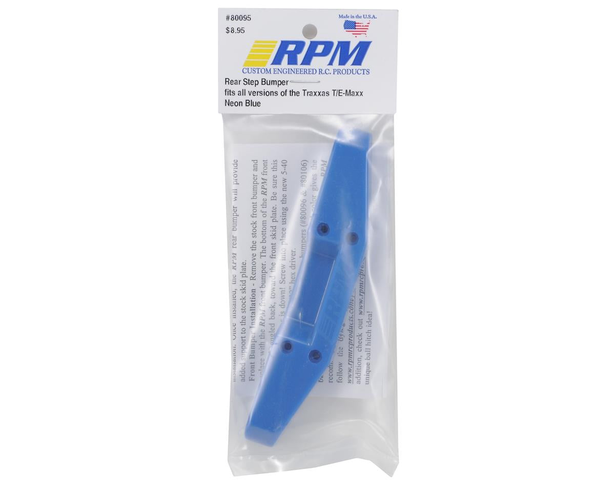 RPM Traxxas T-Maxx Rear Step Bumper (Blue)