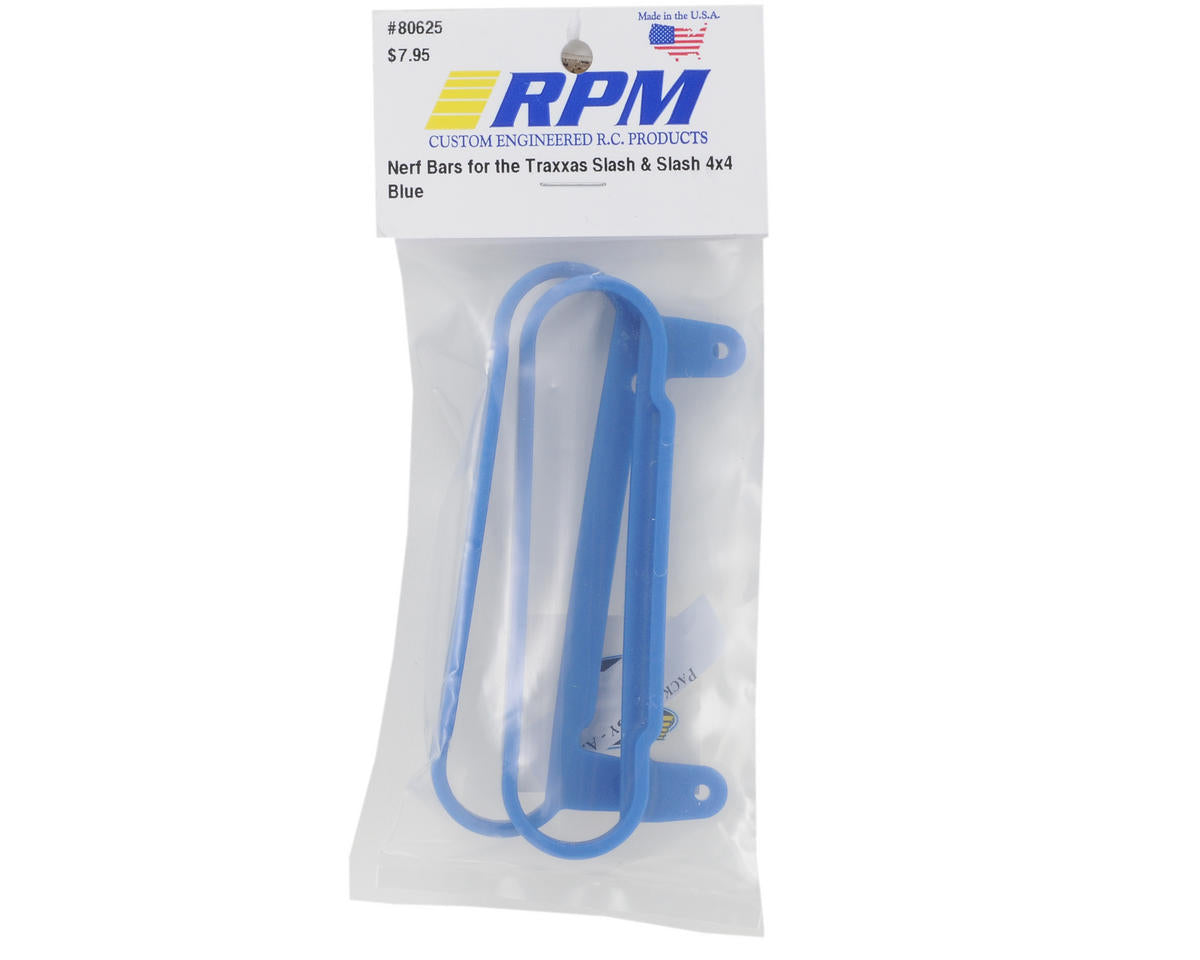 RPM Nerf Bars for Traxxas Slash 4x4/Slash (Blue)