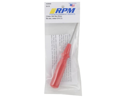 RPM 2.5mm Ball Allen Driver (Red)