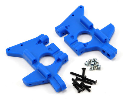 RPM Front Bulkhead Set for Traxxas T-Maxx/E-Maxx (Blue)