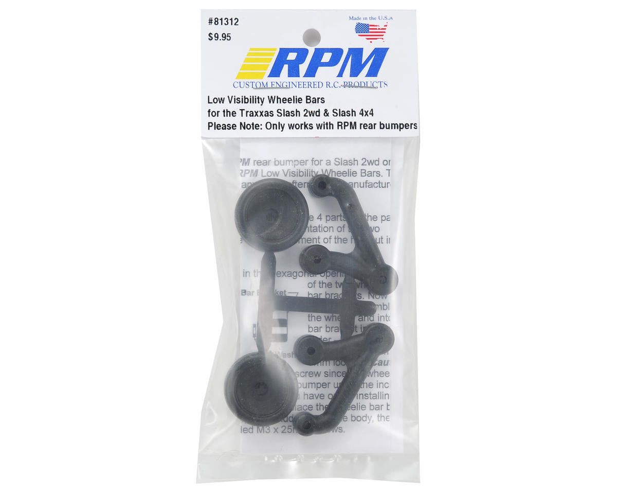 RPM Traxxas Slash Low Visibility Wheelie Bar Set