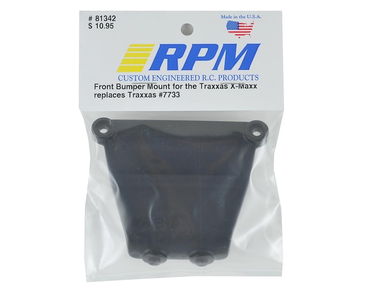 RPM Traxxas X-Maxx Front Bumper Mount (Black)