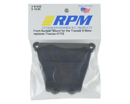 RPM Traxxas X-Maxx Front Bumper Mount (Black)