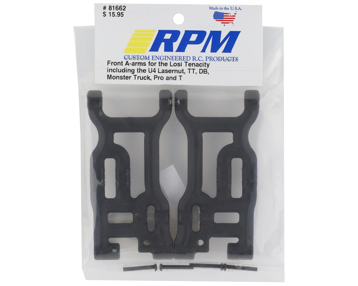 RPM Losi Tenacity/Lasernut Front A-Arm (Black) (2)