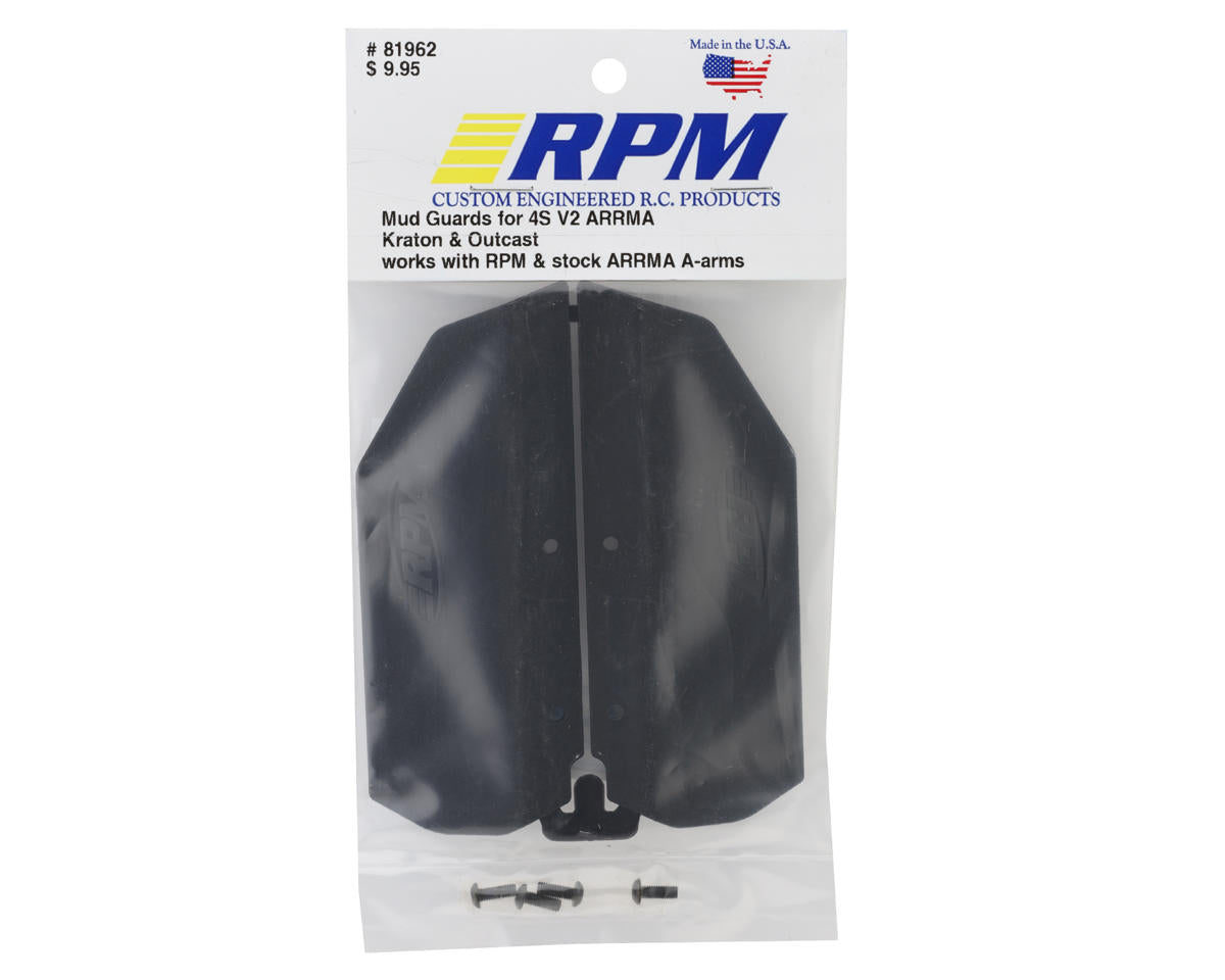 RPM Kraton/Outcast 4S BLX V2 Rear Mud Guards (2)