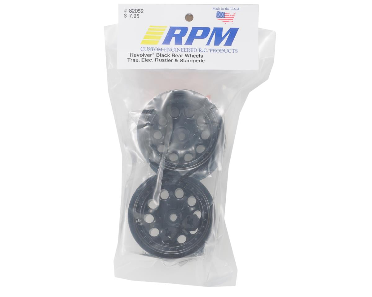 RPM 12mm Hex "Revolver 10 Hole" Rear Wheels for Traxxas 1/10 Electric Chassis