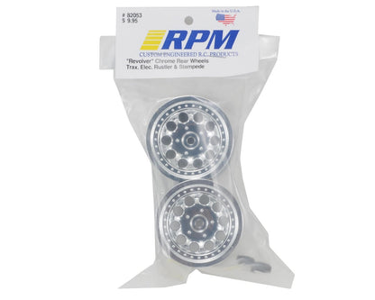 RPM 12mm Hex "Revolver 10 Hole" Rear Wheels for Traxxas 1/10 Electric Chassis