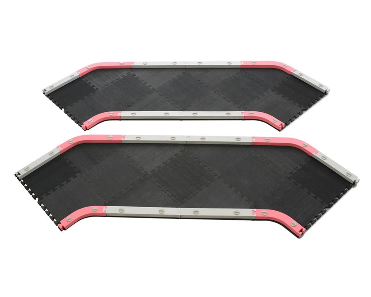 RCP-Tracks 30cm Long 45 Degree Turn Expansion Tiles & Rails Set