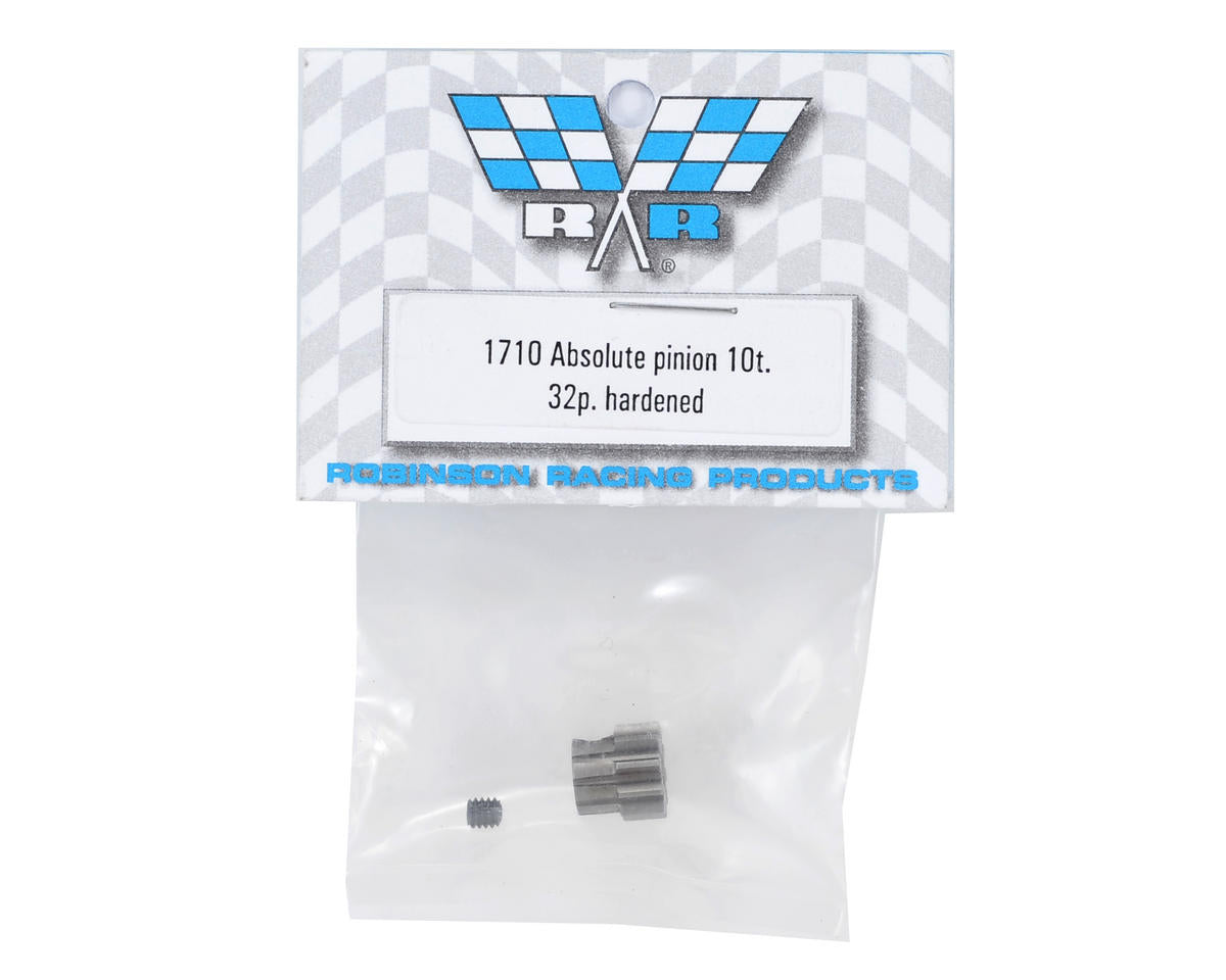 Robinson Racing Absolute 32P Hardened Pinion Gear (10T)