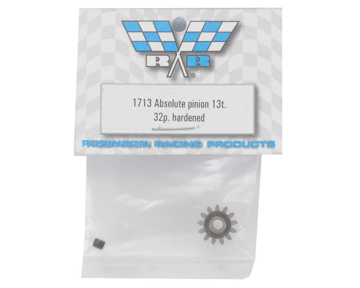 Robinson Racing Absolute 32P Hardened Pinion Gear (13T)