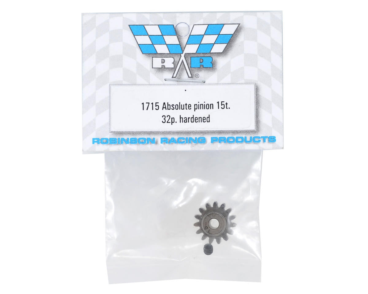 Robinson Racing Absolute 32P Hardened Pinion Gear (15T)