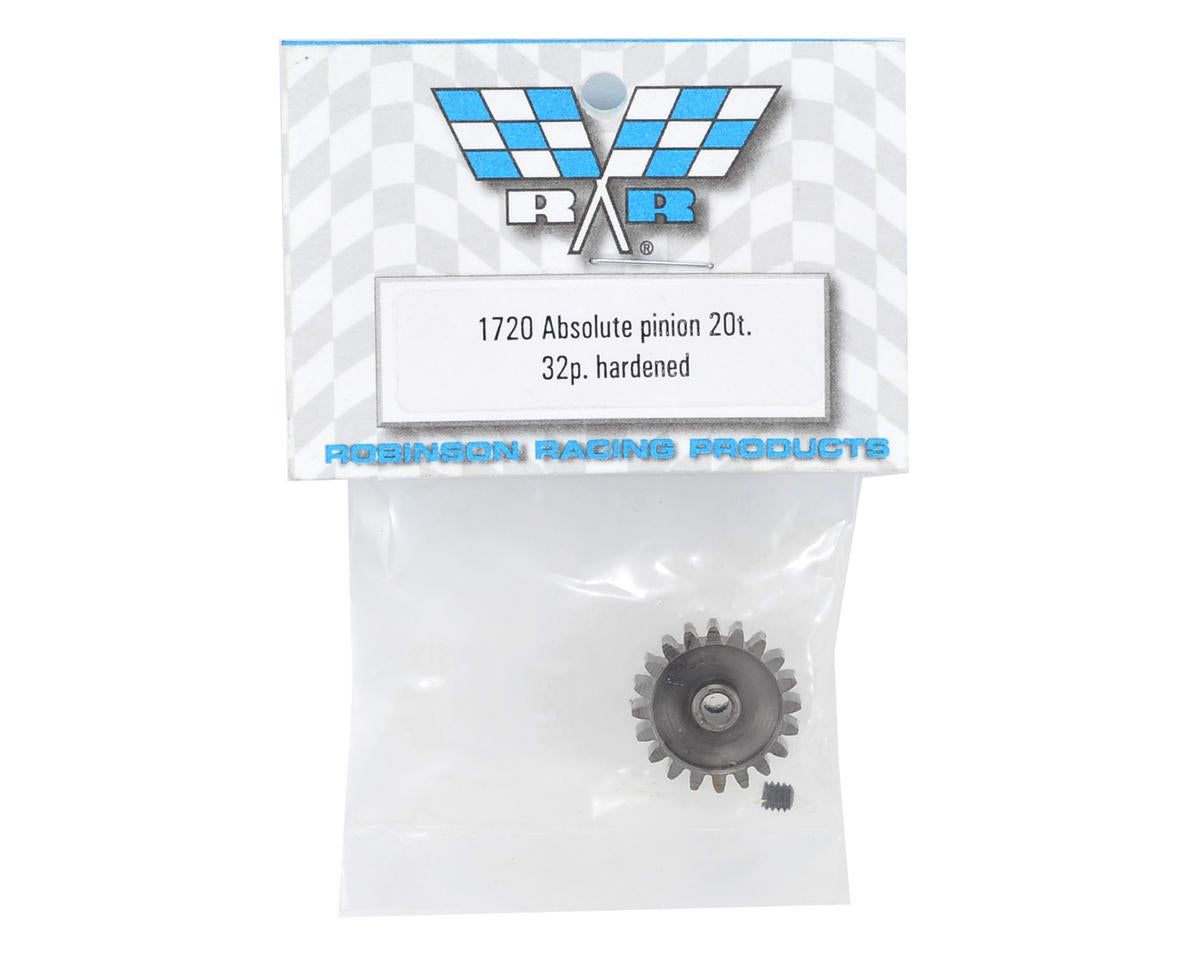 Robinson Racing Absolute 32P Hardened Pinion Gear (20T)