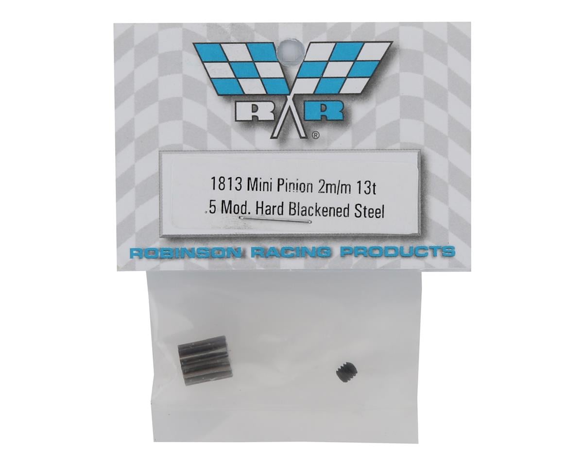 Robinson Racing Mini 8IGHT .5 Mod Hardened Steel Mini Pinion (2mm Bore) (13T)
