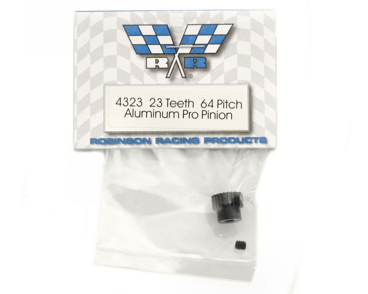 Robinson Racing "Aluminum Pro" 64P Pinion Gear (23T)
