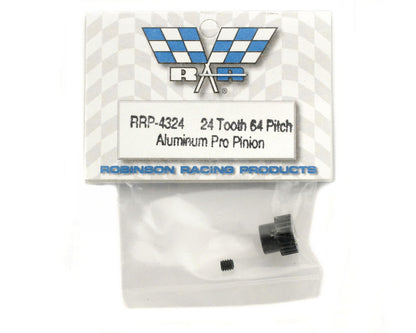 Robinson Racing "Aluminum Pro" 64P Pinion Gear (24T)