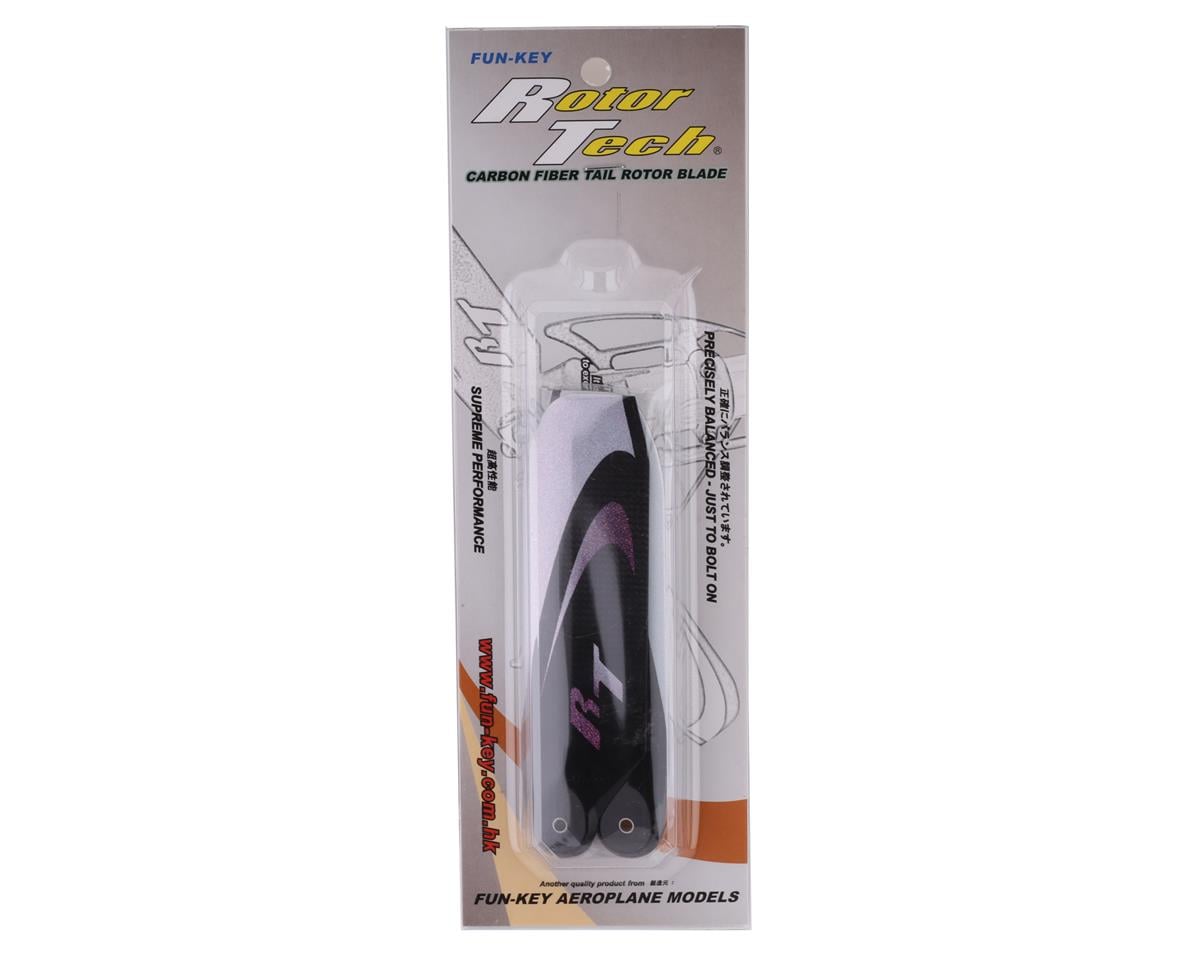 RotorTech 106mm "Ultimate" Tail Rotor Blades (Purple) (2)