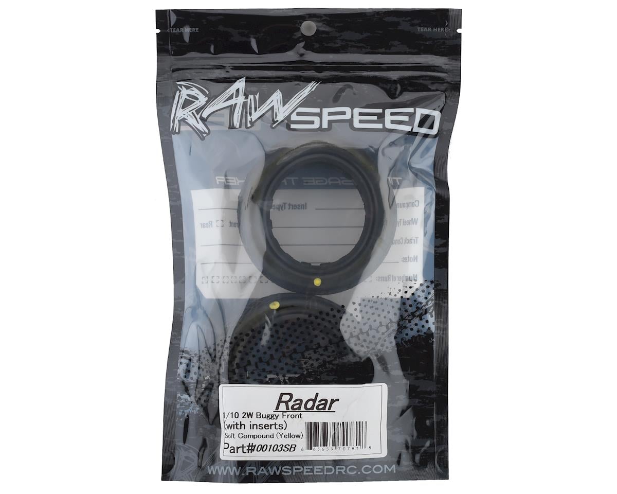 Raw Speed RC Radar 2.2" 1/10 2WD Front Buggy Tires (2) (Soft)
