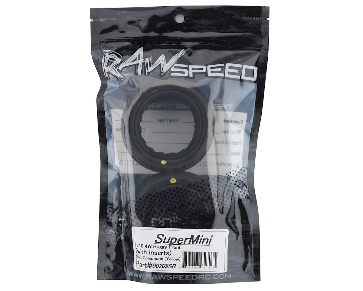 Raw Speed RC SuperMini 2.2" 1/10 4WD Front Buggy Tires (2) (Soft)